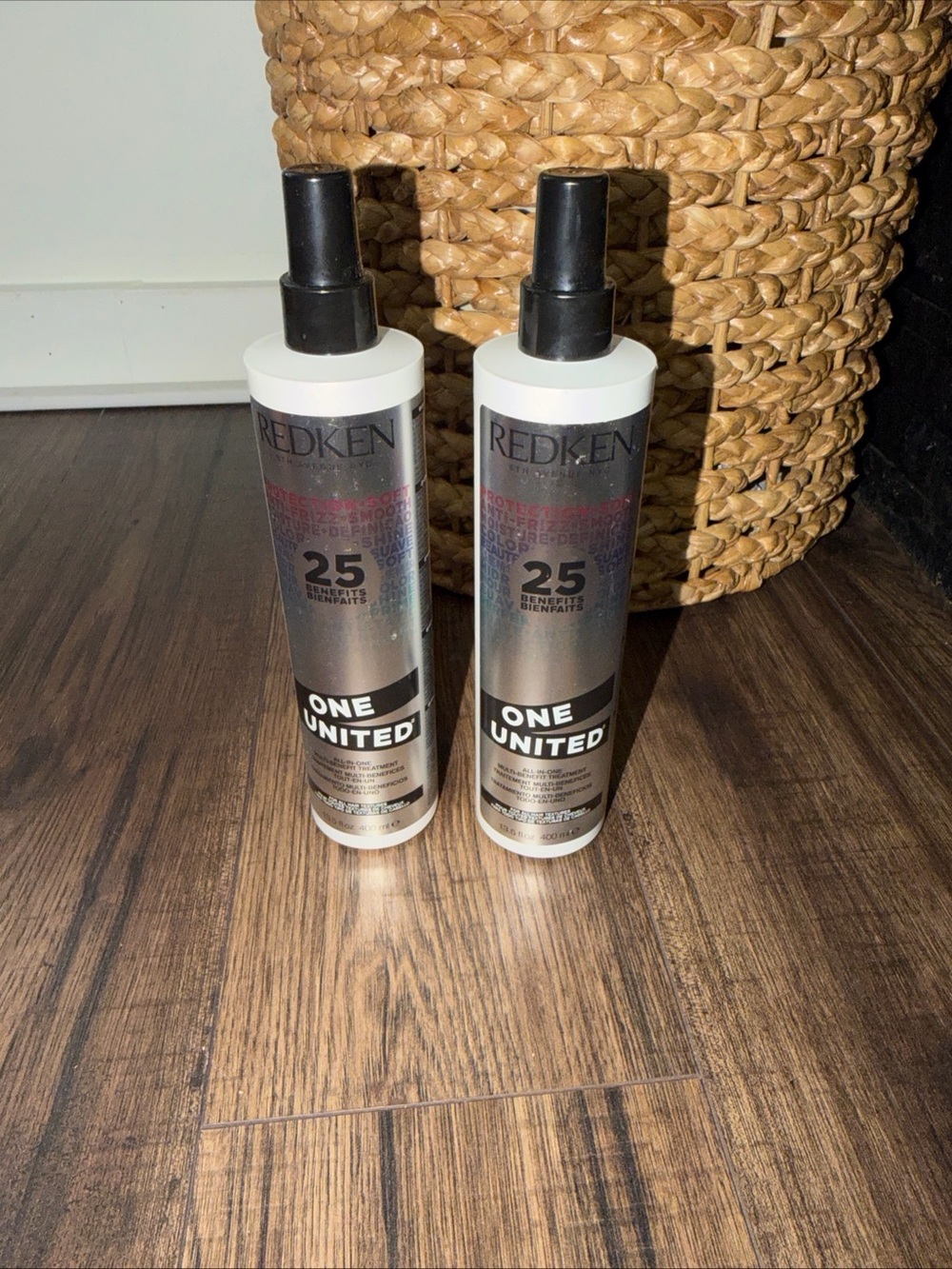 2 Pack REDKEN One United Multi-Benefit Treatment Spray, 13.5 fl oz each New